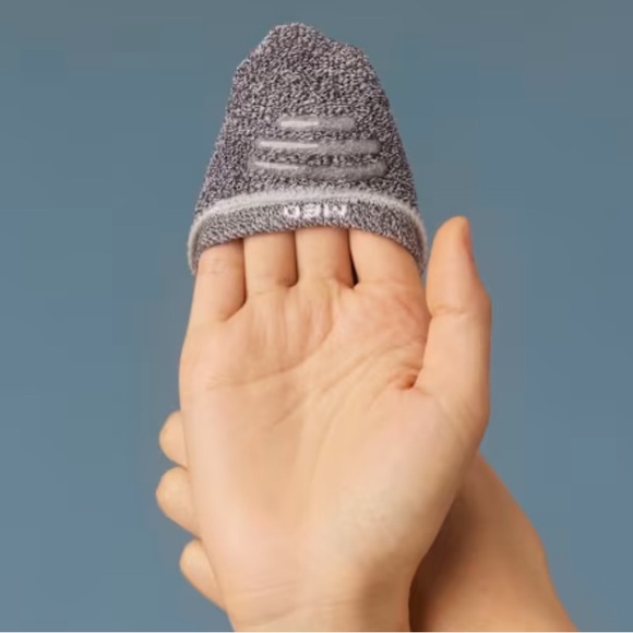 NWT BOMBAS Women's Cushioned No Show Socks marked charcoal M (8-10.5 US ) size - Picture 3 of 6